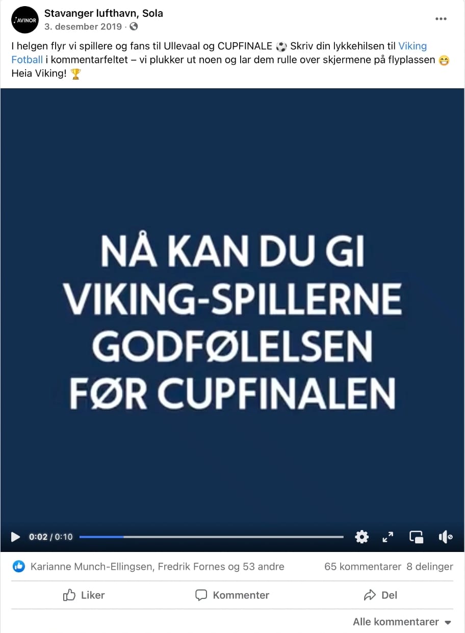 1. Avinor Cupfinale